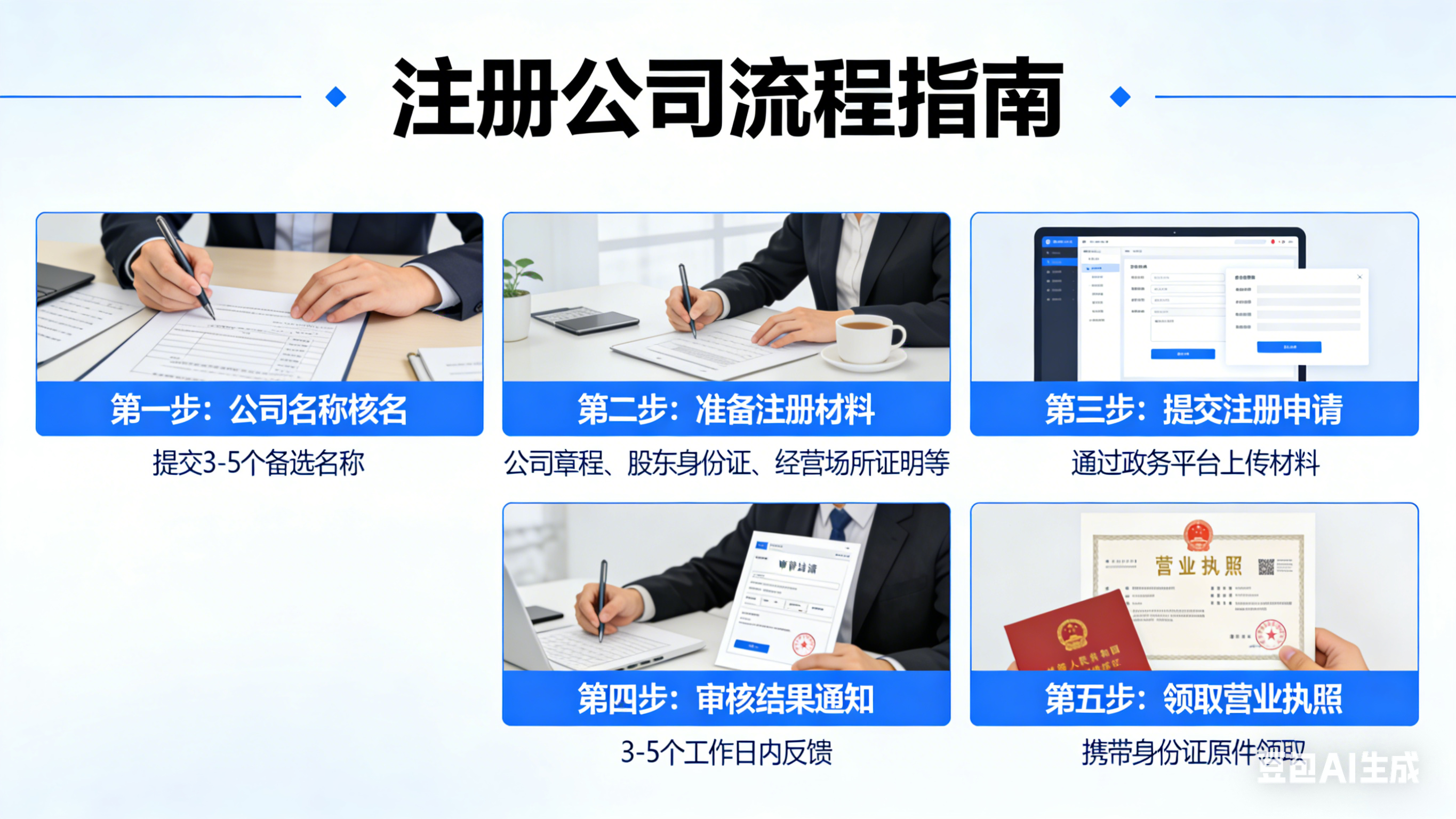 注册公司需要哪些资料